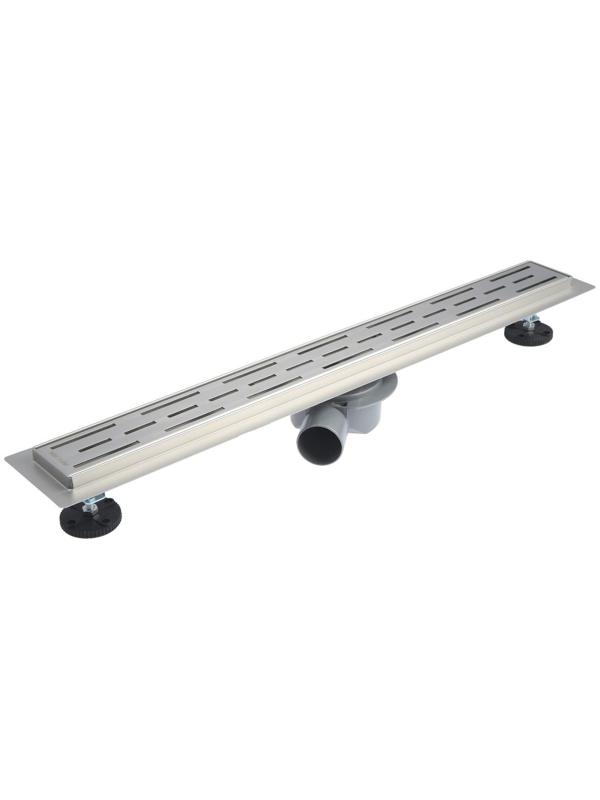 Трап линейный AFLORN AF20207-70, 700х70 мм, c флaнцeм своб. вращения 360°, нерж. сталь