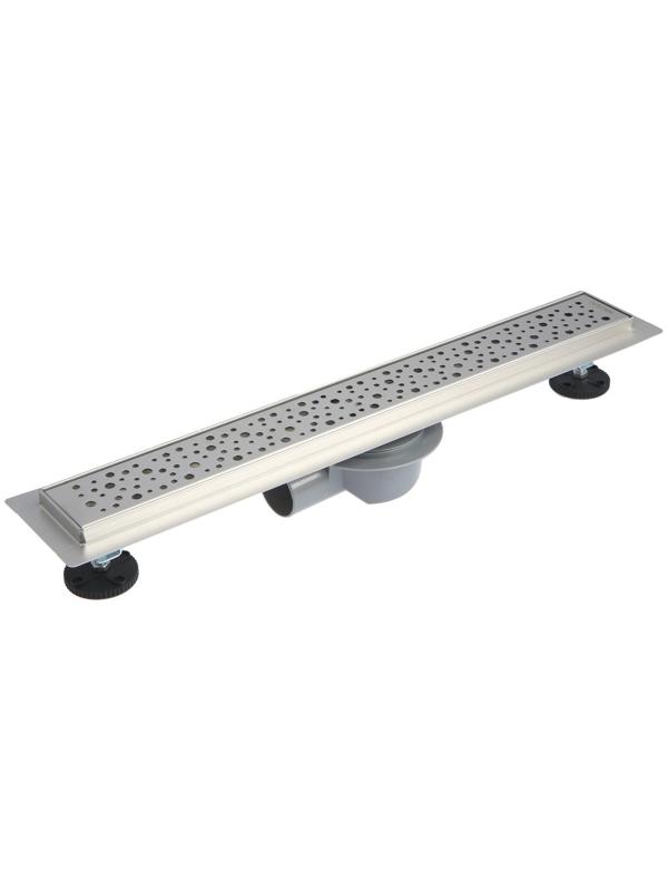 Трап линейный AFLORN AF20307-60, 600х70 мм, c флaнцeм своб. вращения 360°, нерж. сталь