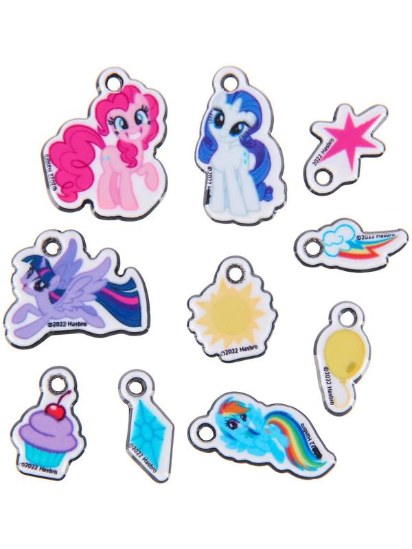 Набор для творчества «Создай своё украшение, Эльза и Анна», сделай 10 шармов своими руками, My little pony, Hasbro