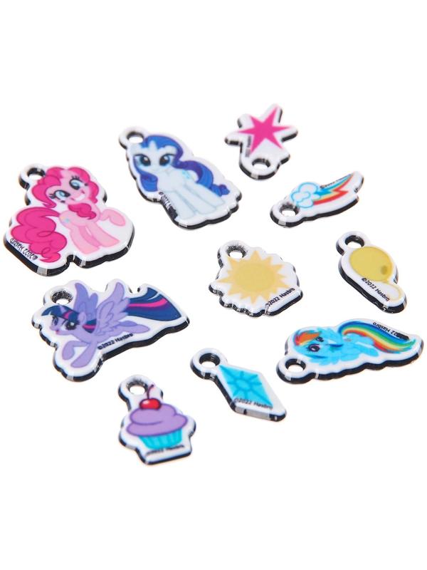 Набор для творчества «Создай своё украшение, Эльза и Анна», сделай 10 шармов своими руками, My little pony, Hasbro