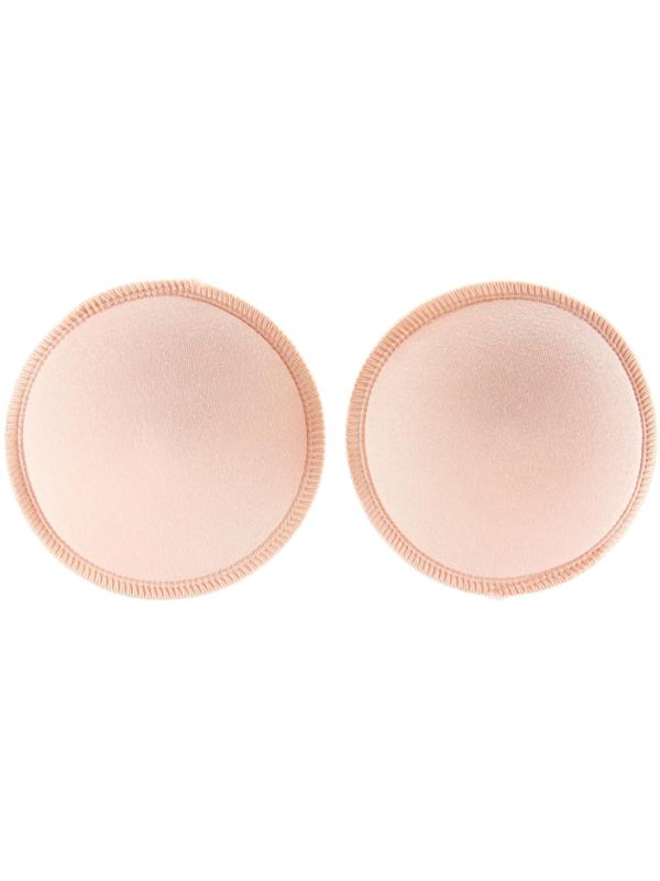 Набор многоразовых вкладышей для бюстгальтера, 2 шт., цвет бежевый
