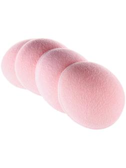 Набор многоразовых вкладышей для бюстгальтера, 4 шт., цвет розовый