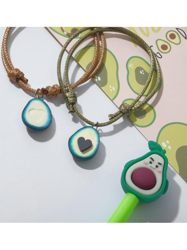 Набор 3 предмета: 2 браслета, ручка 