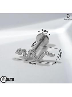 Пирсинг в ухо (хеликс) 