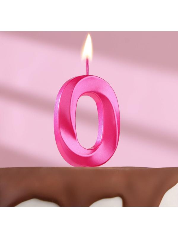 Свеча в торт на шпажке «Грань», цифра 