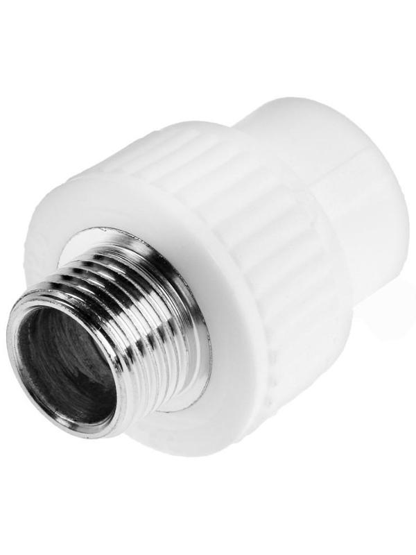 Муфта комбинированная ZEIN, полипропиленовая, наружная резьба, d=20 мм х 1/2