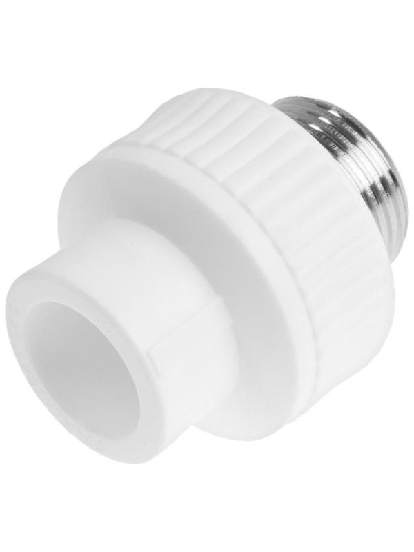 Муфта комбинированная ZEIN, полипропиленовая, наружная резьба, d=25 мм х 1