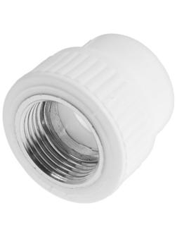 Муфта комбинированная ZEIN, полипропиленовая, внутренняя резьба, d=32 мм х 1