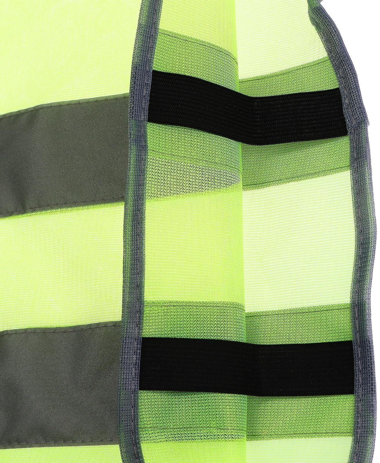 Жилет со светоотражающими полосами, детский, р. 30-34, 58×50 см, салатовый