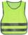 Жилет со светоотражающими полосами, детский, р. 30-34, 58×50 см, салатовый