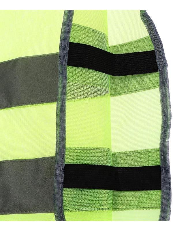 Жилет со светоотражающими полосами, детский, р. 30-34, 58×50 см, салатовый