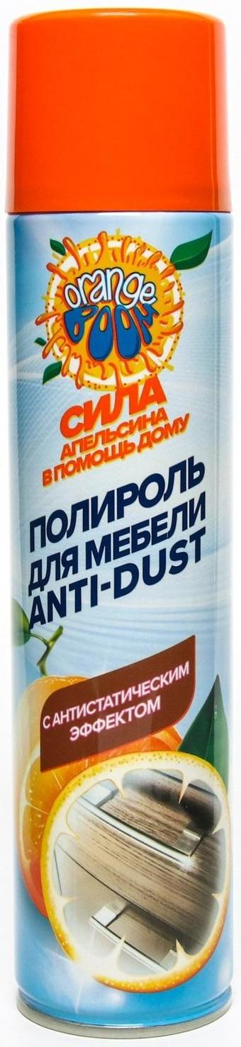Полироль для мебели Anti-Dust Orange boom, с антистатическим эффектом, 300 мл