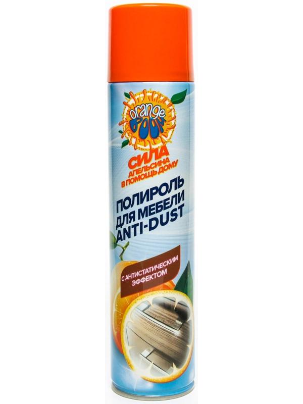 Полироль для мебели Anti-Dust Orange boom, с антистатическим эффектом, 300 мл