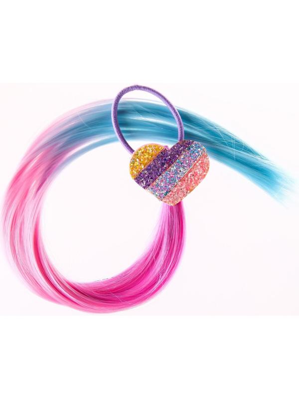 Прядь для волос МИКС радуга, сердечко, звездочка, WINX, 40 см