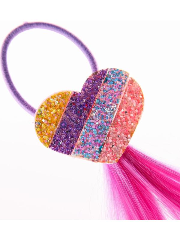 Прядь для волос МИКС радуга, сердечко, звездочка, WINX, 40 см