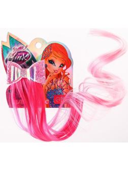 Прядь для волос МИКС бантик, WINX, 40 см