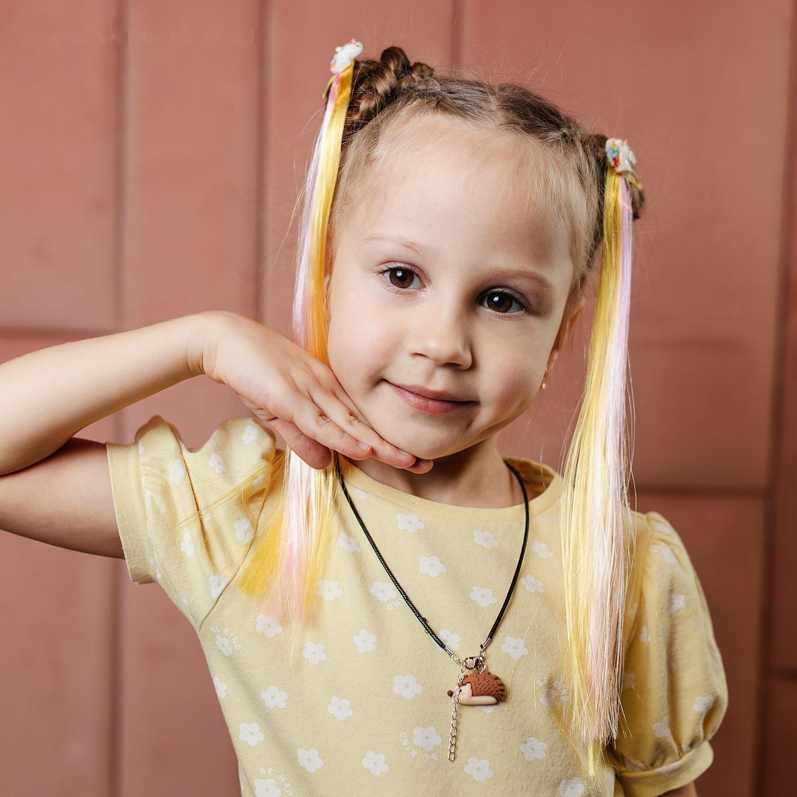 Набор прядей для волос на зажиме 