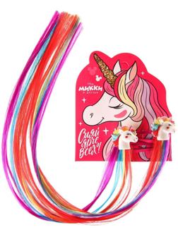 Набор прядей для волос на зажиме 