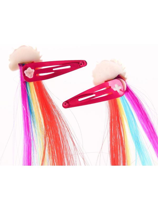 Набор прядей для волос на зажиме 