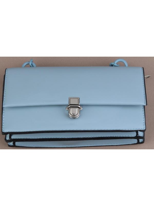 Застёжка для сумки, 2,5 × 3,1 см, цвет серебряный