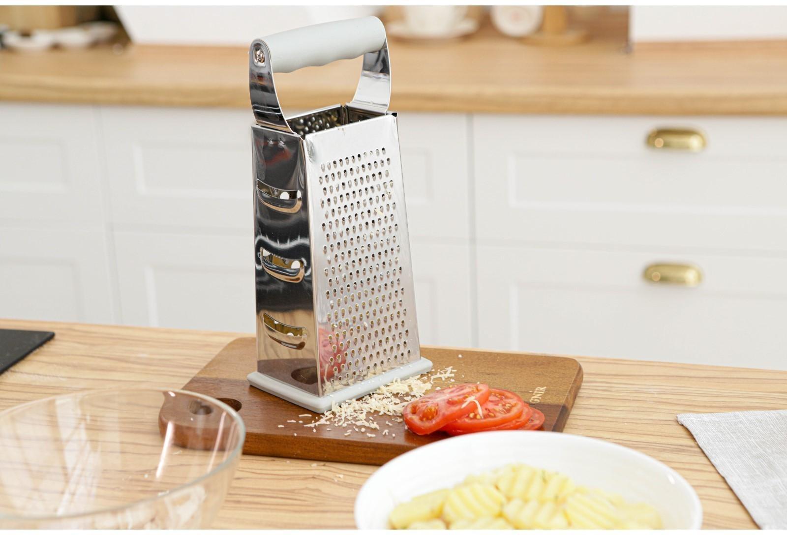 Тёрка Magistro Gate, 4 грани, 10,5×8,5×25,5 см, цвет серый