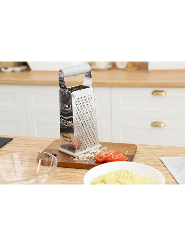 Тёрка Magistro Gate, 4 грани, 10,5×8,5×25,5 см, цвет серый