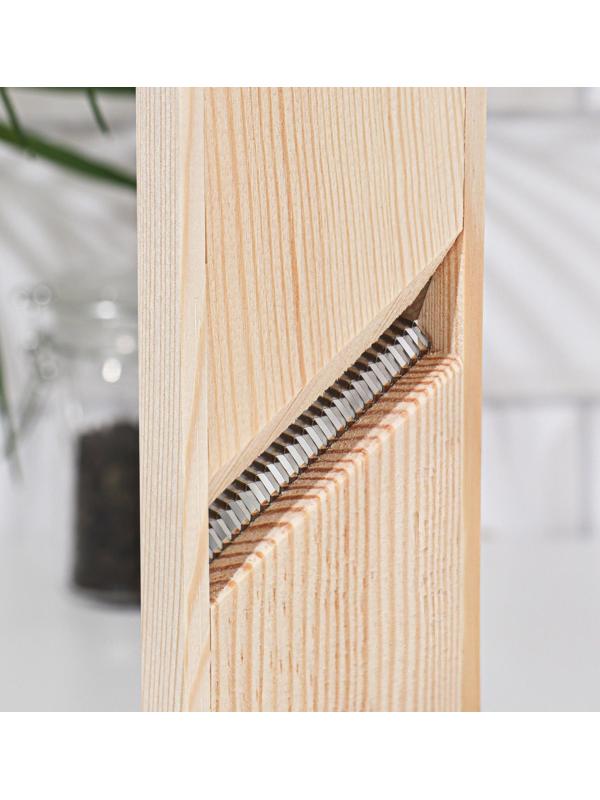 Терка для корейской моркови деревянная 