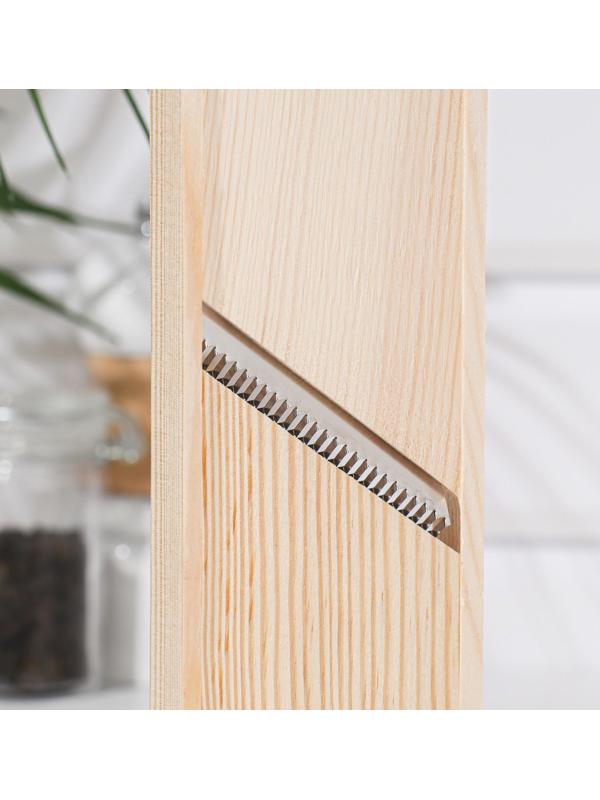 Терка для корейской моркови деревянная 