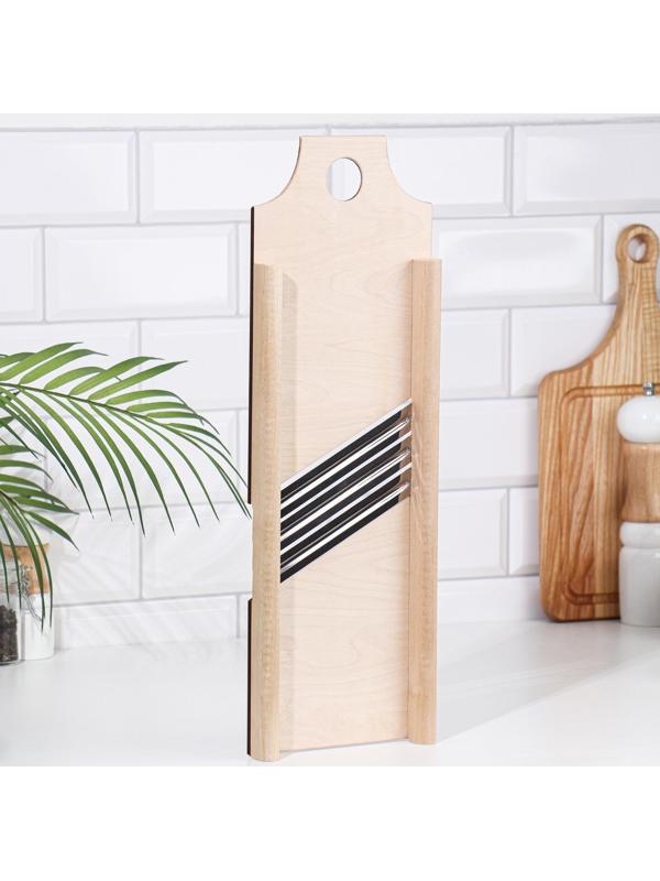 Шинковка деревянная 3 ножа 43,5х15 см