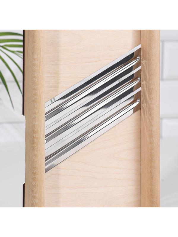 Шинковка деревянная 3 ножа 43,5х15 см