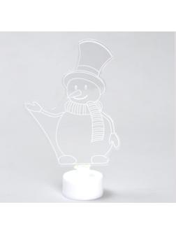 Свеча светодиодная «Снеговик»