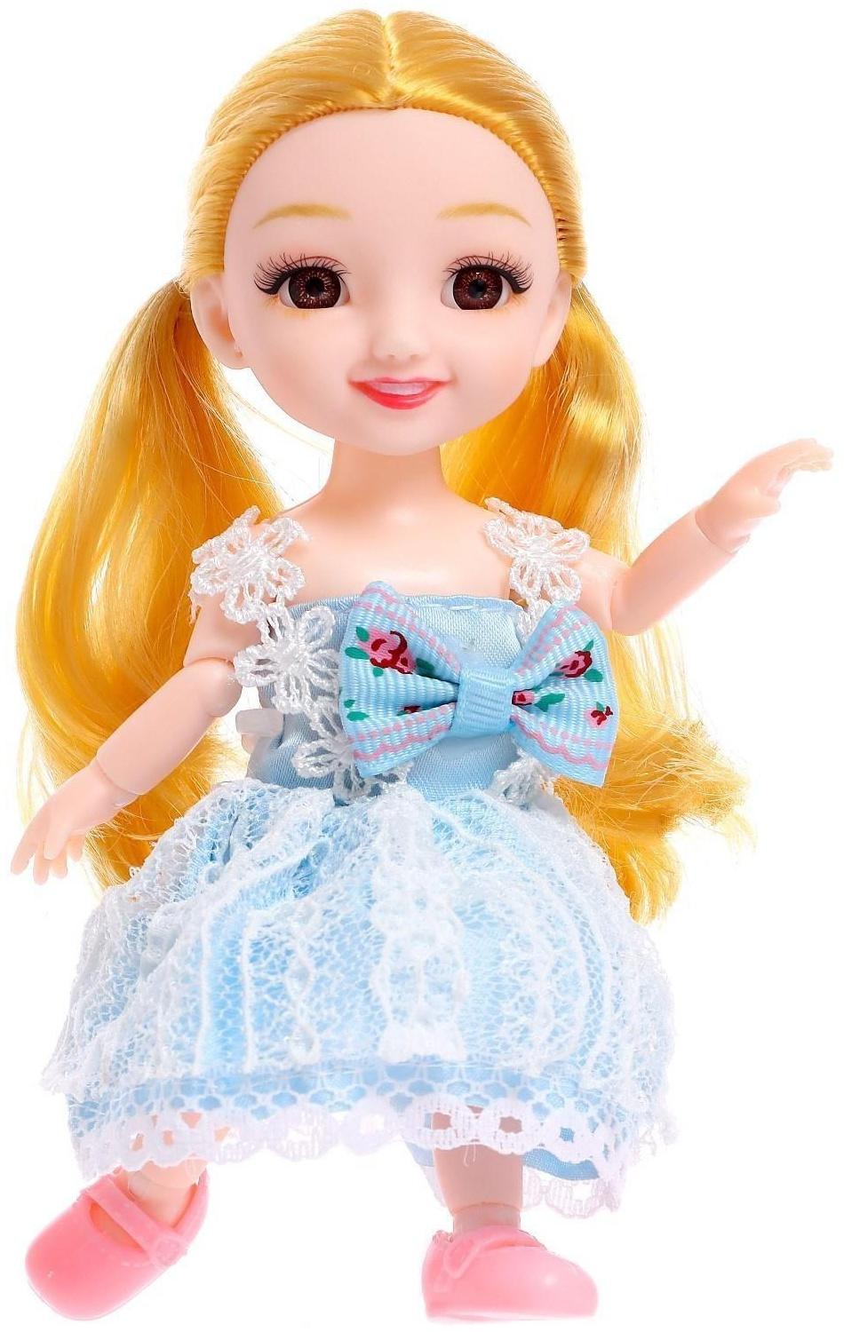 Кукла шарнирная «Есения» в платье, блондинка