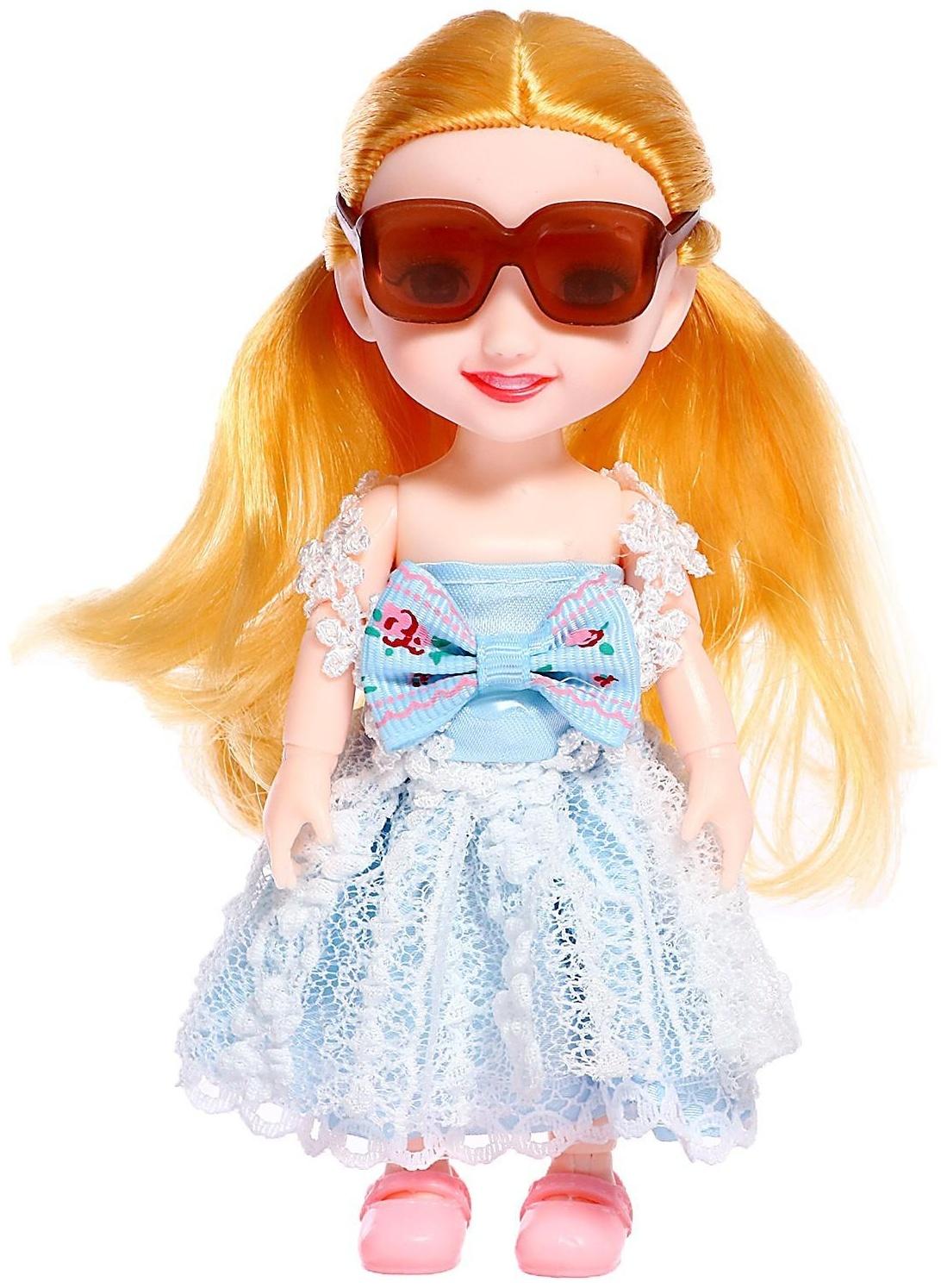 Кукла шарнирная «Есения» в платье, блондинка
