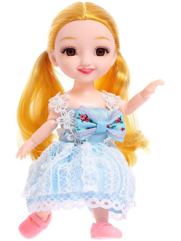 Кукла шарнирная «Есения» в платье, блондинка