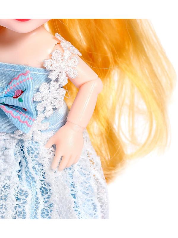 Кукла шарнирная «Есения» в платье, блондинка