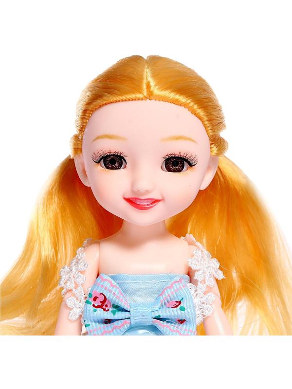 Кукла шарнирная «Есения» в платье, блондинка