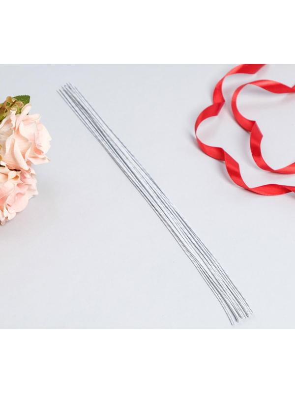 Флористическая проволока в бумажной оплётке 