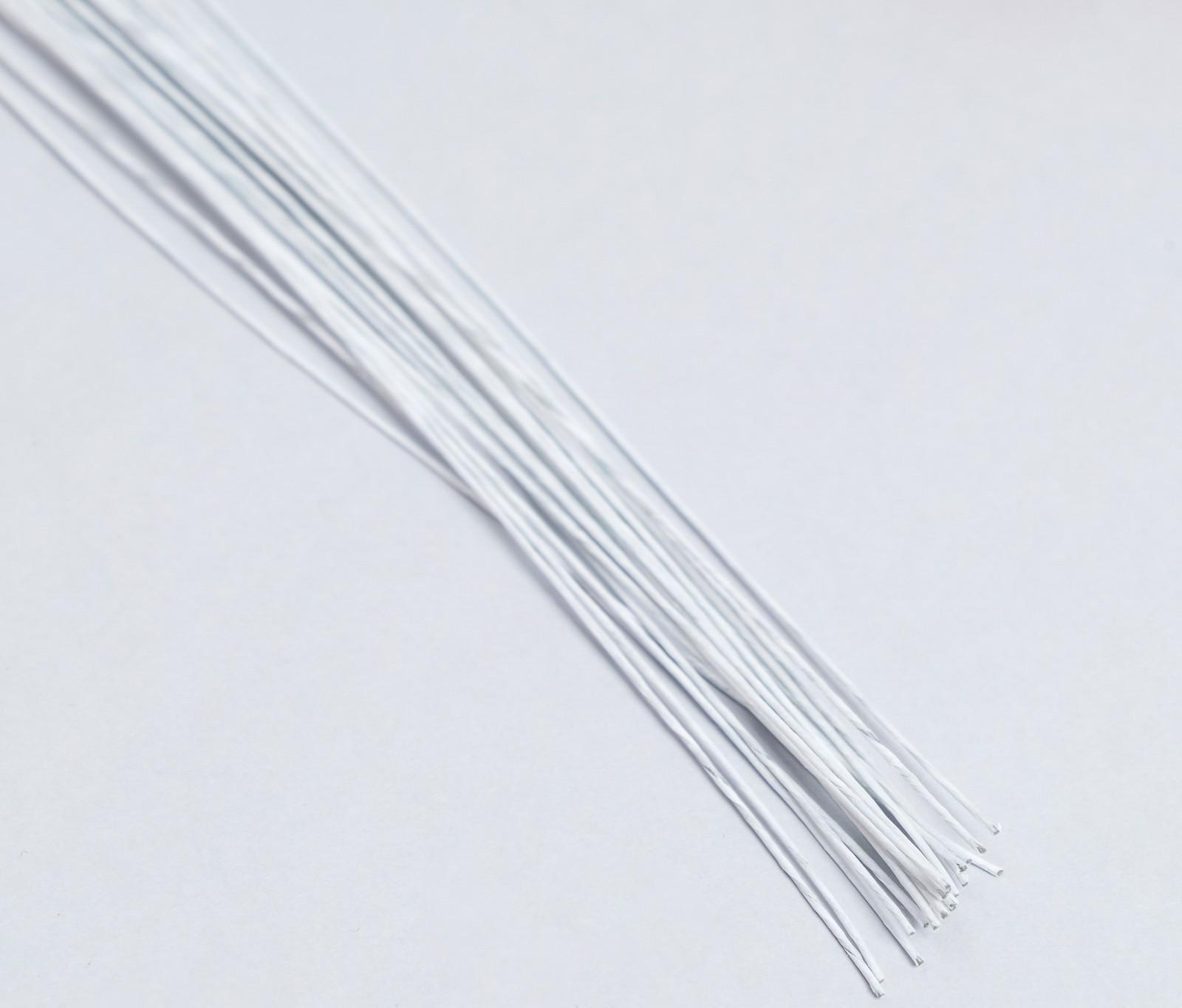 Флористическая проволока в бумажной оплётке 