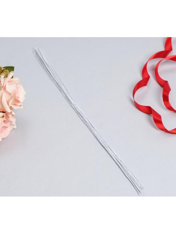 Флористическая проволока в бумажной оплётке 