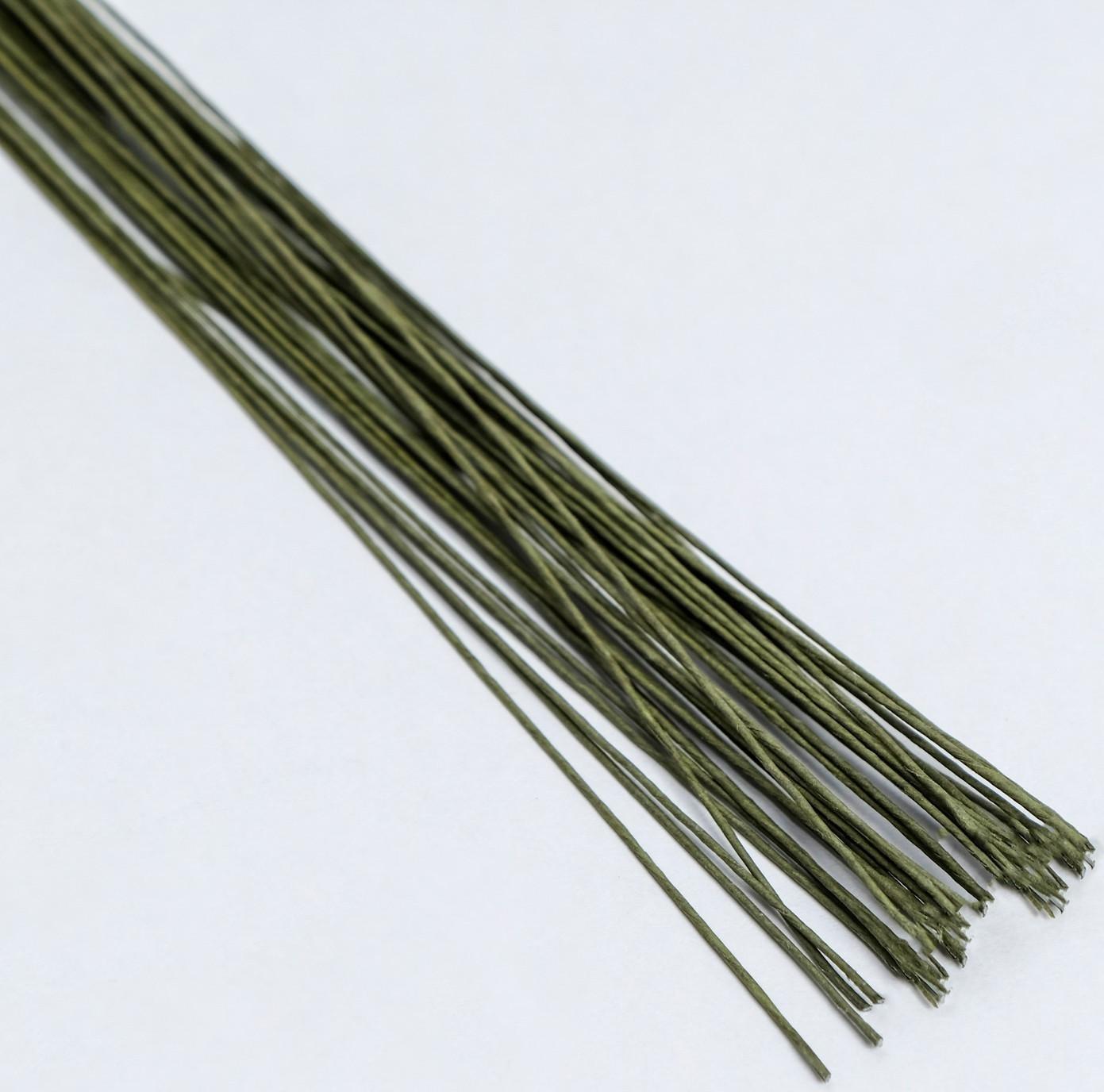 Флористическая проволока в бумажной оплётке 