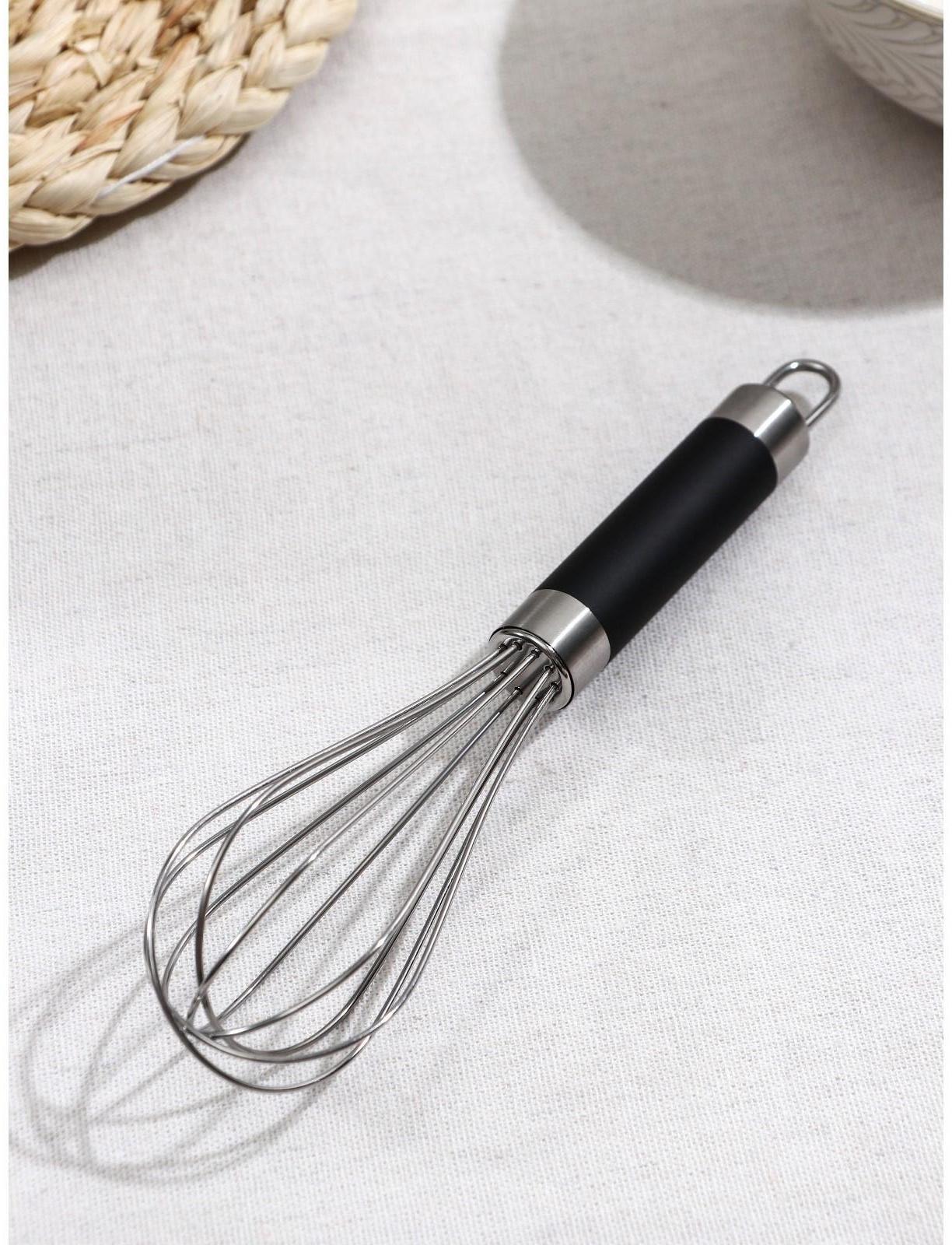 Венчик кулинарный Доляна Venus, 21 см, цвет чёрный