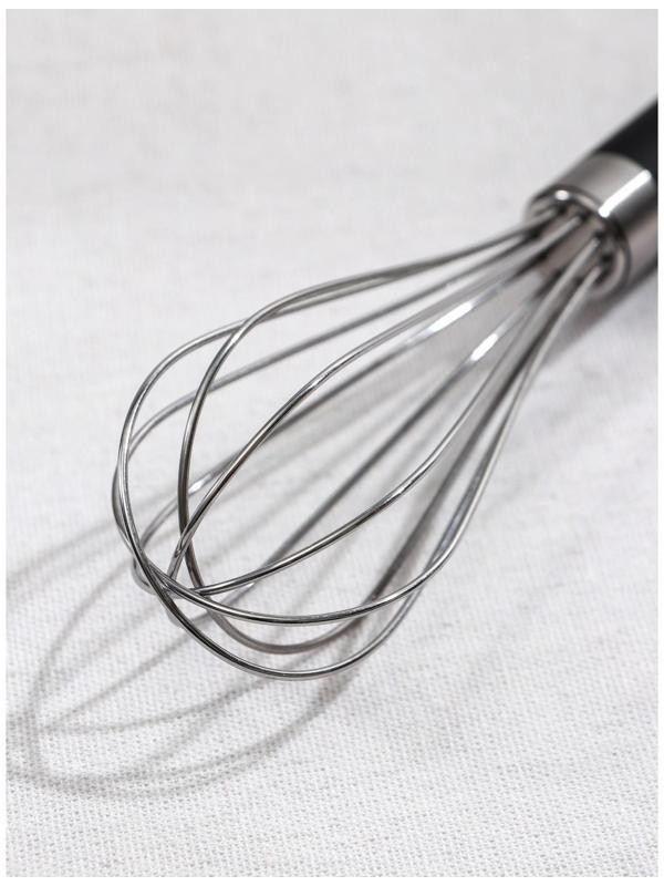 Венчик кулинарный Доляна Venus, 21 см, цвет чёрный