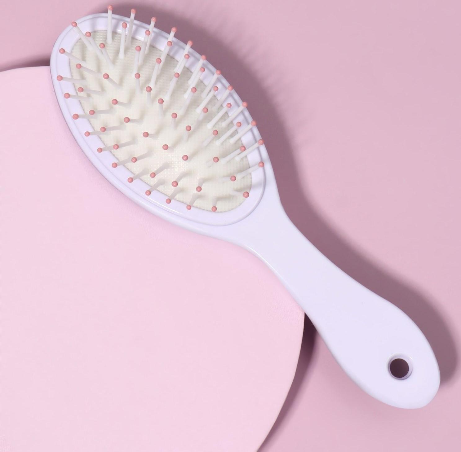 Расчёска массажная «Космос», 5,4 × 17,6 см, цвет МИКС