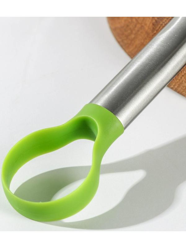 Нож для авокадо, 24×6 см, нержавеющая сталь, цвет зелёный