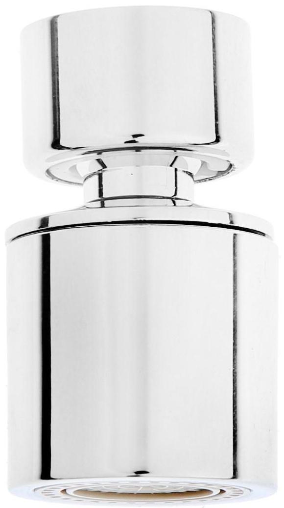 Аэратор ZEIN, регулировка потока, водосберегающий фильтр, 2 режима, нержавеющая сталь, хром