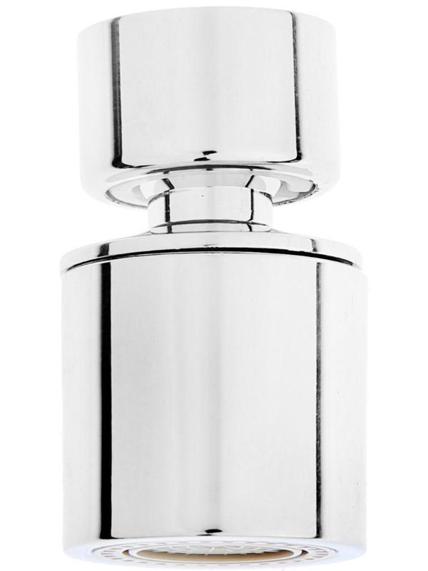 Аэратор ZEIN, регулировка потока, водосберегающий фильтр, 2 режима, нержавеющая сталь, хром