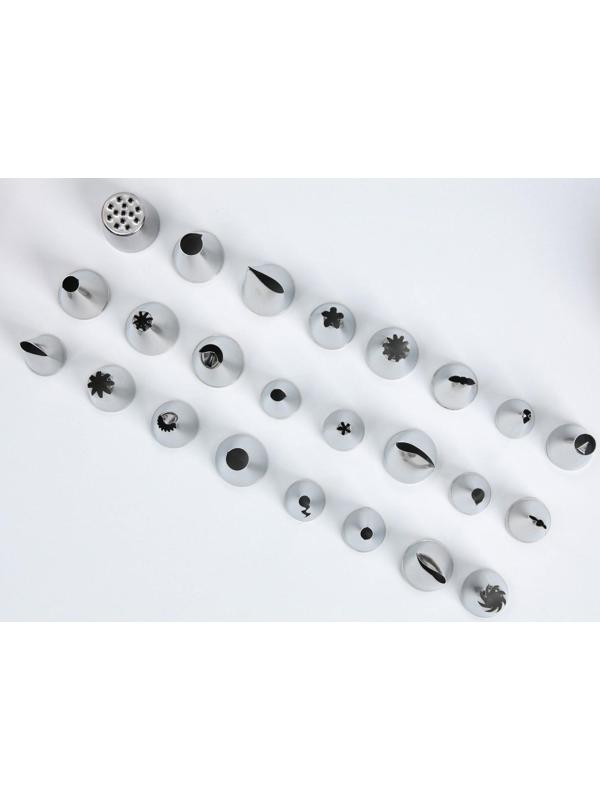 Набор кондитерских насадок «Пряничный домик», 15.8 х 9.4 см, 24 шт