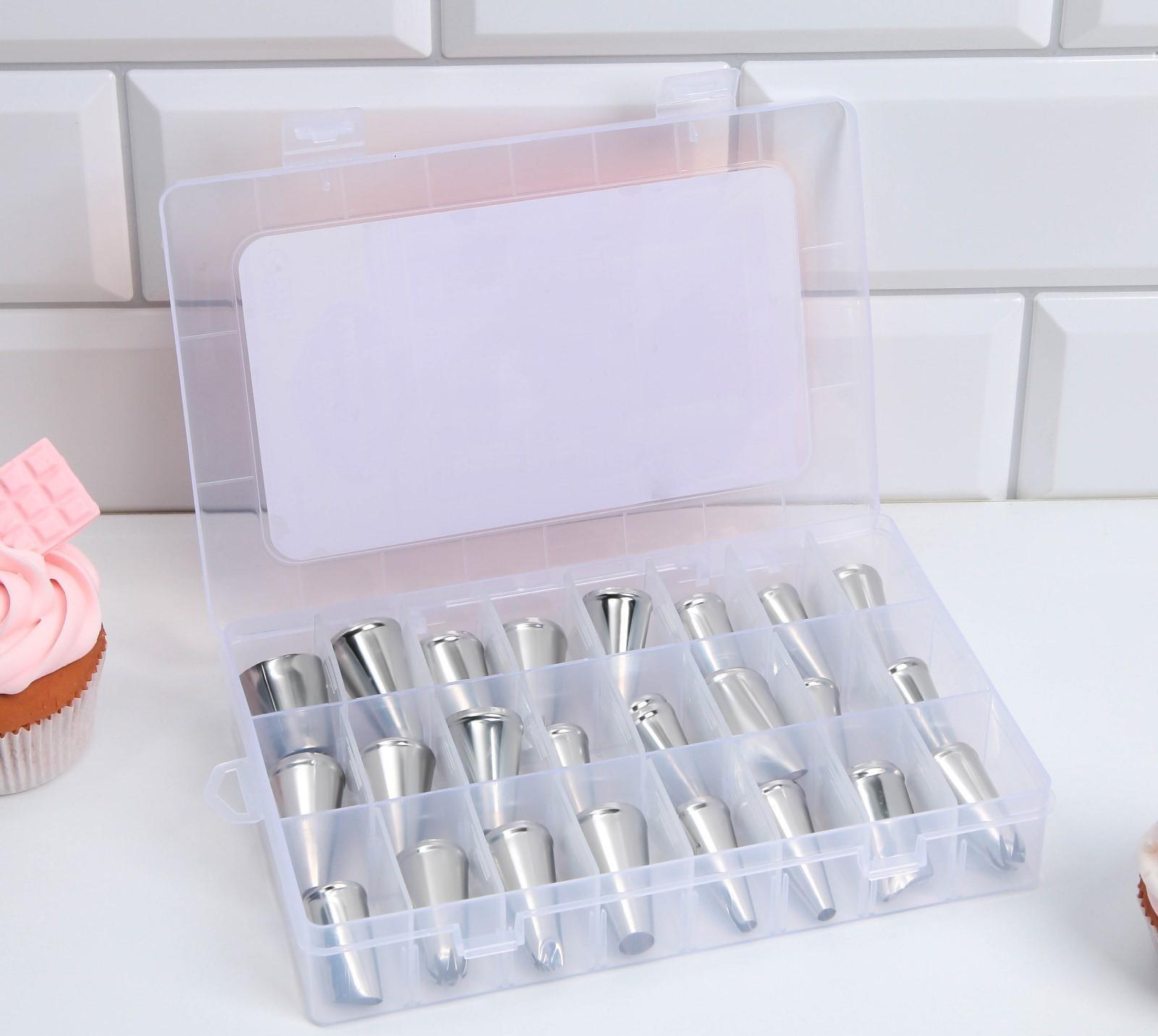 Набор кондитерских насадок «Дворец», 15.8 х 9.4 см 24 шт