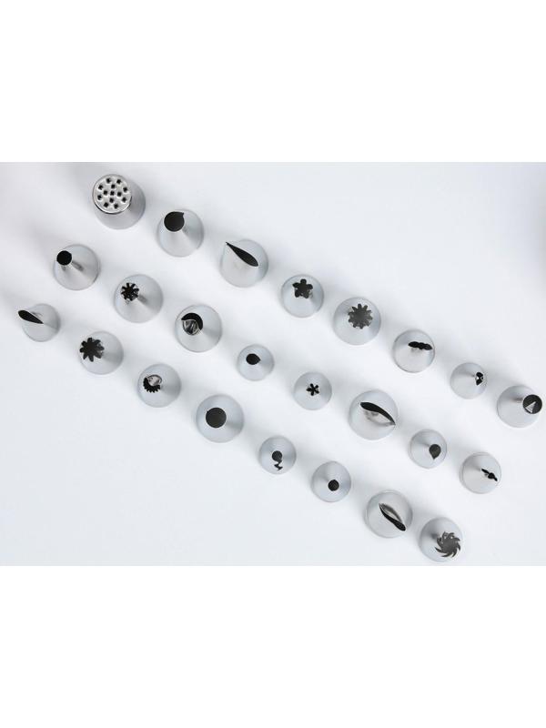 Набор кондитерских насадок «Дворец», 15.8 х 9.4 см 24 шт