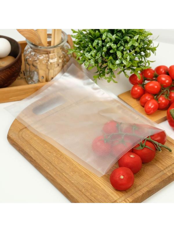 Набор пакетов для вакууматора, рифленые, 50 шт, 20 x 30 см